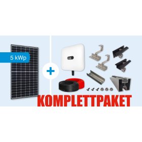 JA Solar PV Anlage 5kWp Komplettpaket Hybrid
